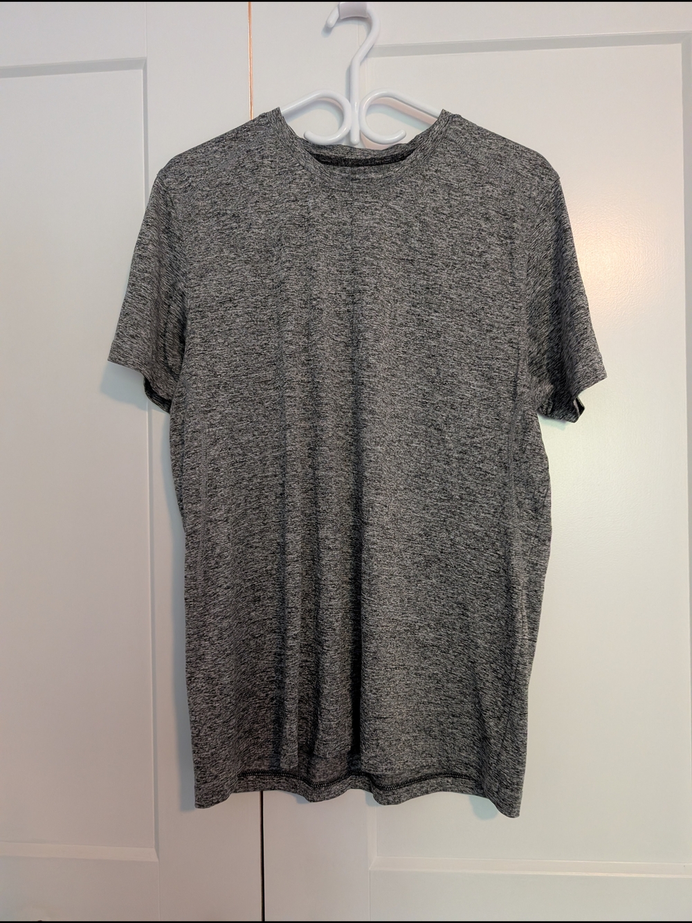 Dry Fit Gray Short-Sleeve Crew Tee